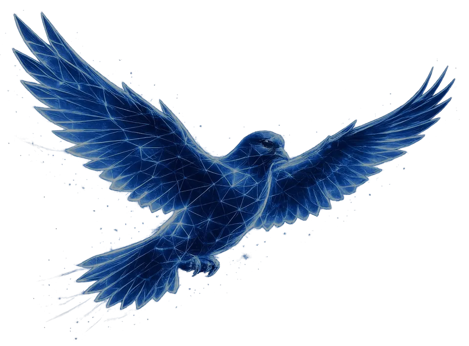 Dove in flight, the emblem of the Freedom Evaluation