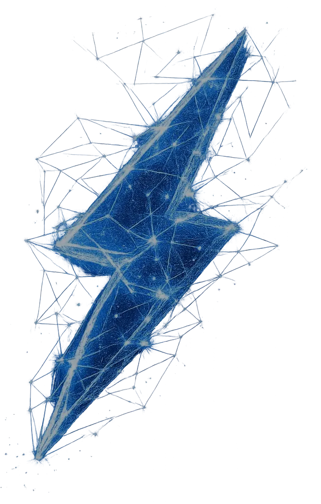 Lightning bolt, the emblem of the Instant Program